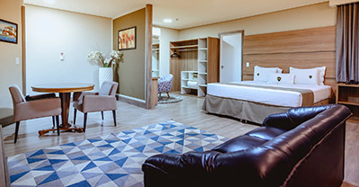 Apartamento Suíte Premium do Riellis Hotel Botucatu